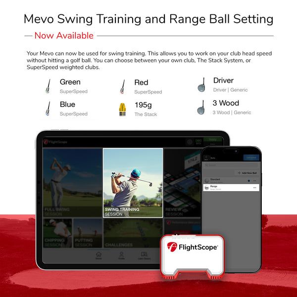 FlightScope adds new Swing Training feature and Range Ball setting to its Mevo product