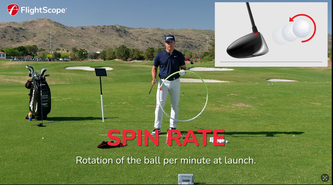 Martin Chuck explains Spin Rate with the FlightScope Mevo+