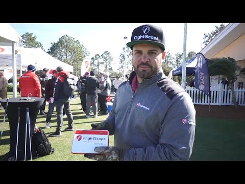 FlightScope Mevo+ at the PGA Merchandise Show 2020 at the Demo Day