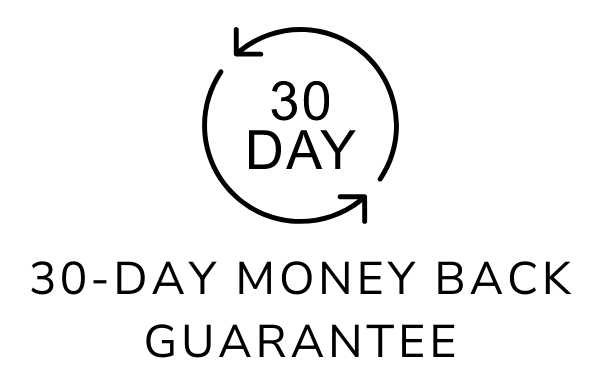 30 day money back guarantee image and text