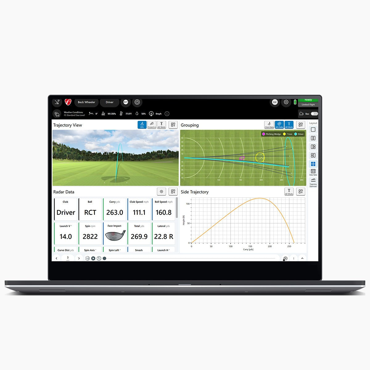 FlightScope PC Software for FS Mevo+ and FS X3