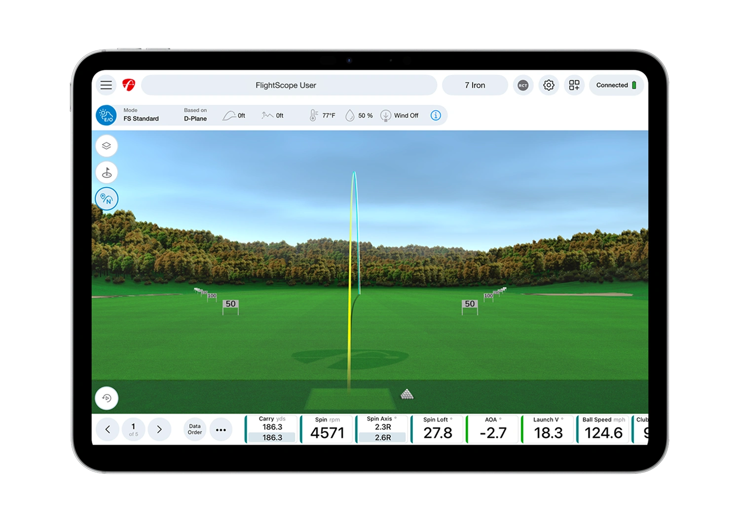 Environmental Optimizer in the FS Golf app