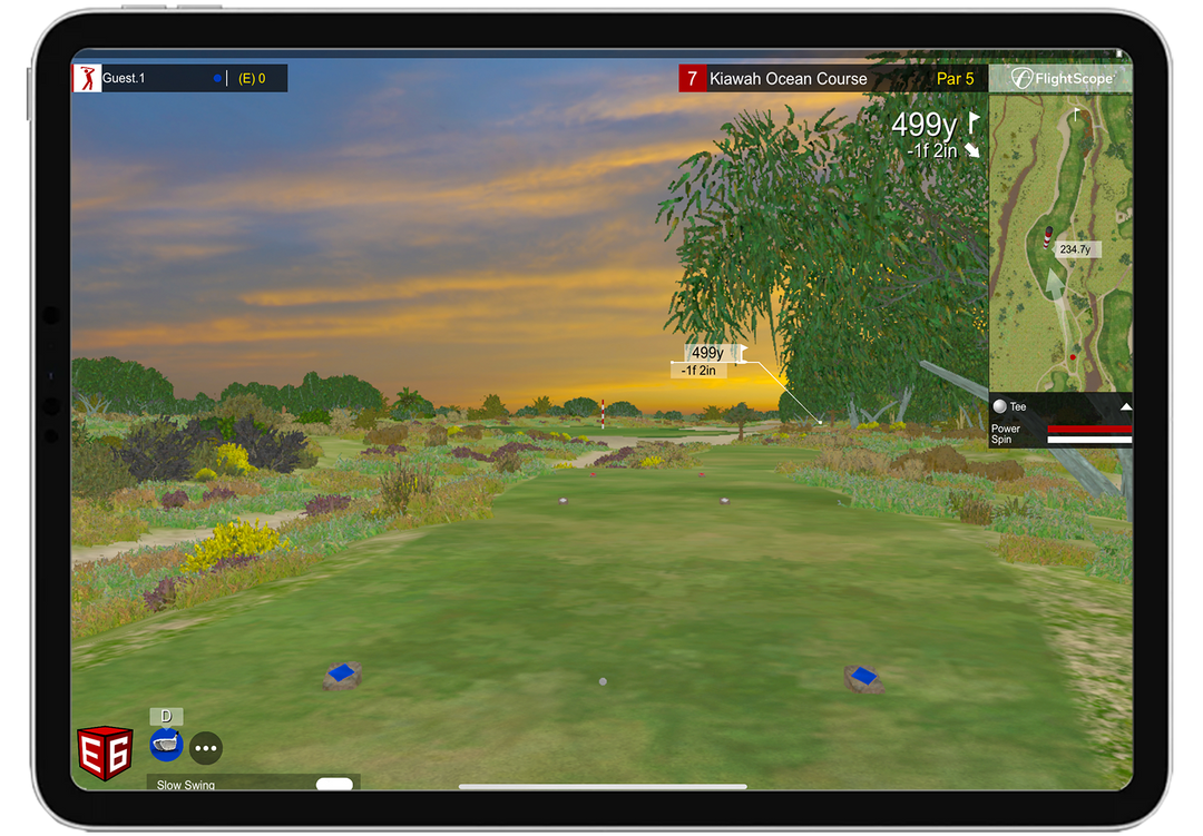 e6 Connect Kiawah Ocean course