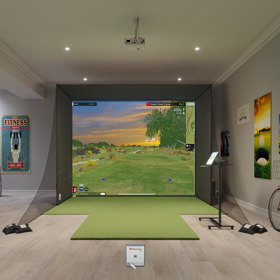 Mevo Gen2 with SwingBay Enclosure Golf Simulator